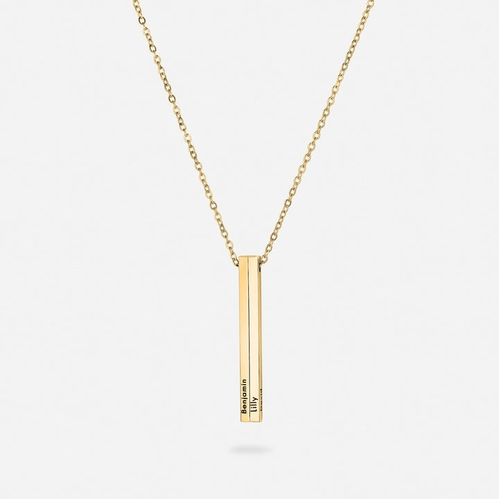 Personalised Vertical Name Necklace